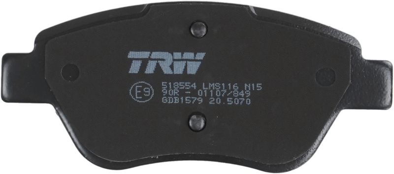 TRW GDB1579 Brake Pad Set, disc brake