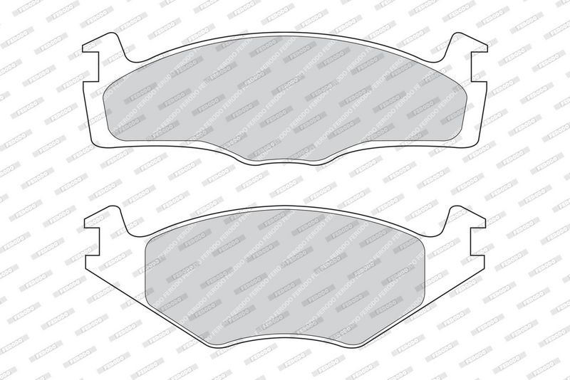FERODO Plaquettes de frein à disque FDB392