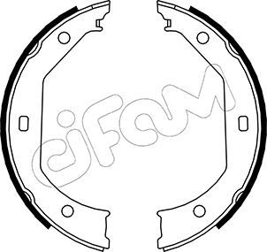 CIFAM BMW щоки ручного гальма E87, E46/90, E39