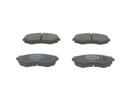 Bosch Brake Pad Set, disc brake 0 986 461 139