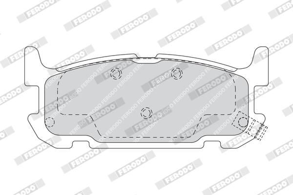 FERODO FDB1755 Brake Pad Set, disc brake