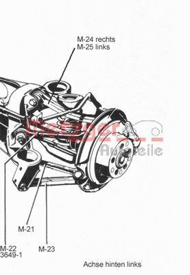 METZGER 53034019 Rod/Strut, wheel suspension