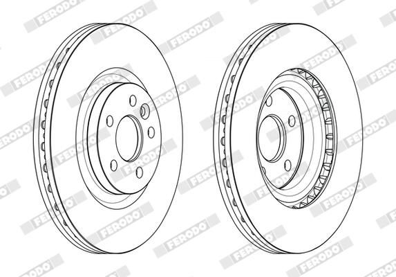 FERODO DDF2632C-1 Brake Disc