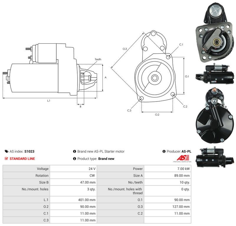 AS-PL S1023 Starter