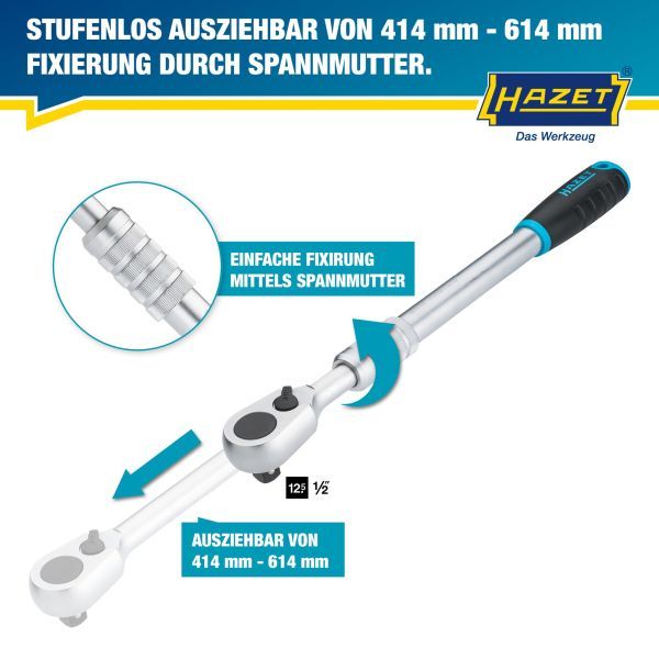 HAZET 916HPLG Reversible Ratchet