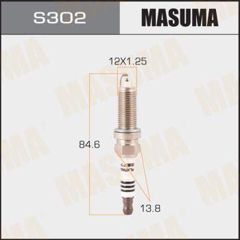 Свеча зажигания PLATINUM (LZKAR6AP-11) (S302P) Masuma