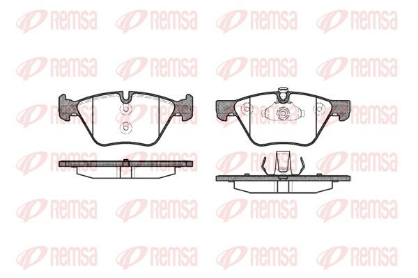 KAWE 105200 - Brake Pad Set, disc brake