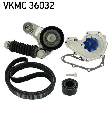 SKF Vízszivattyú + bordásszíjkészlet VKMC 36032