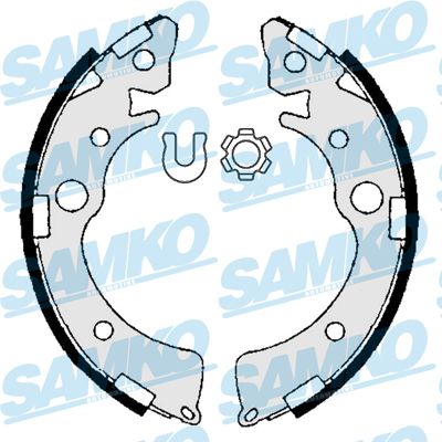 Комплект гальмівних колодок, Samko 86980