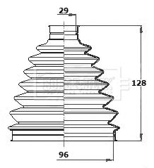 Juego de fuelles, árbol de transmisión