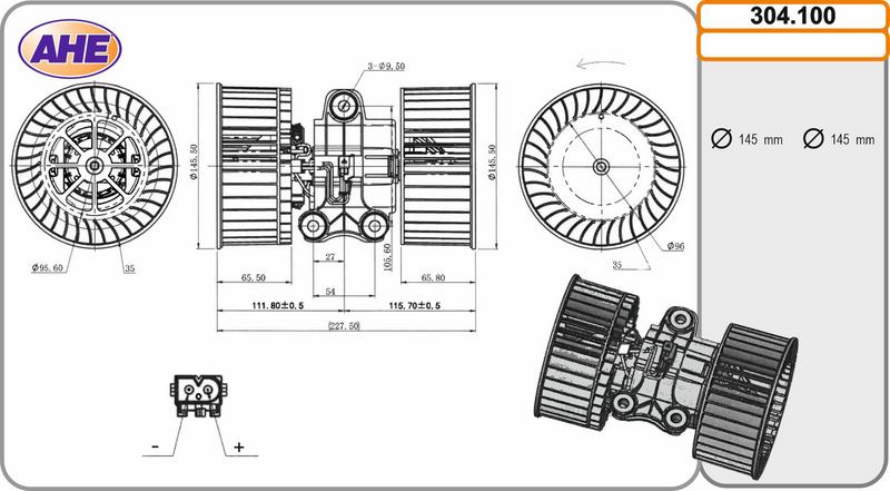 AHE 304.100 - Interior Blower