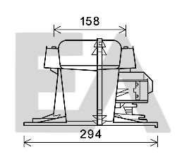 Motor eléctrico, ventilador habitáculo