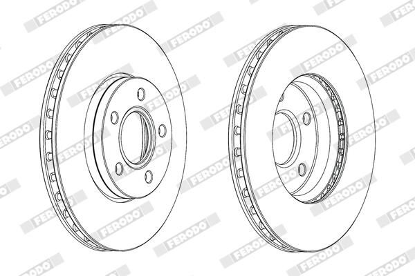 FERODO DDF2062C Brake Disc
