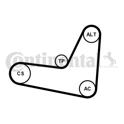 Комплект ремня генератора на A1, A3, A4, A5, A6, A7, Alhambra, Golf, Ibiza, Leon, Octavia, Passat B8, Q5, Q7, Sharan,...