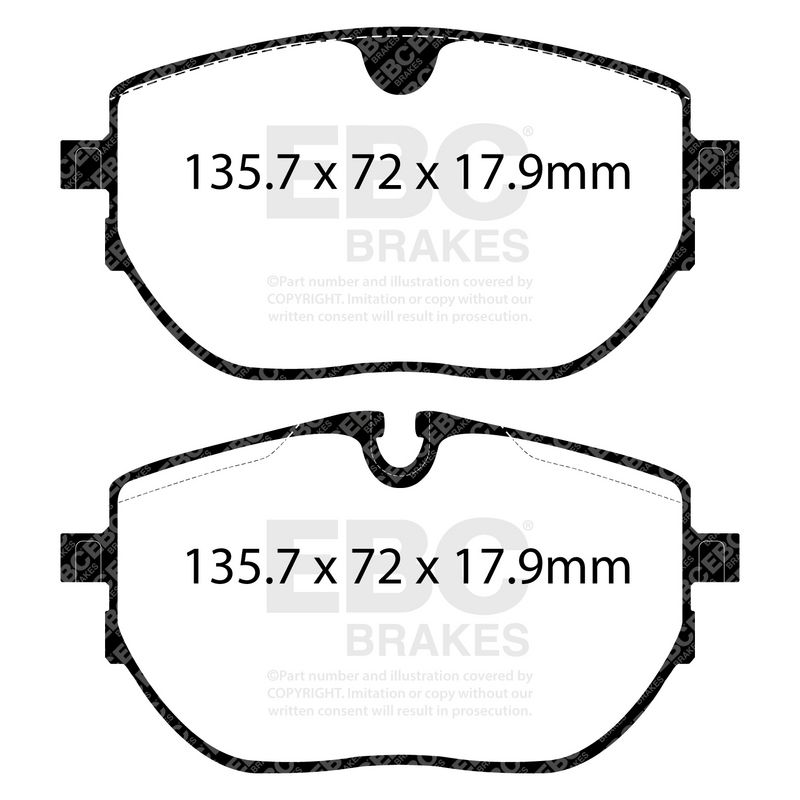 EBC Brakes Remblokkenset, schijfrem DP42433R