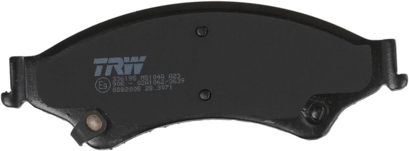 TRW GDB2005 Brake Pad Set, disc brake