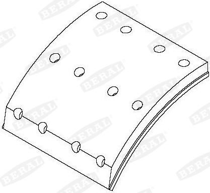 BERAL Remvoeringsset, trommelrem