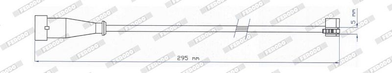 Výstražný kontakt, opotřebení obložení FAI115