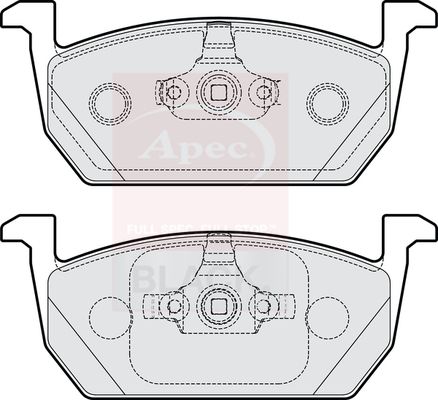APEC Brake Pad Set, disc brake PAD2216B