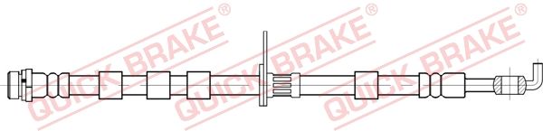 Гальмівний шланг, Quick Brake 58.895