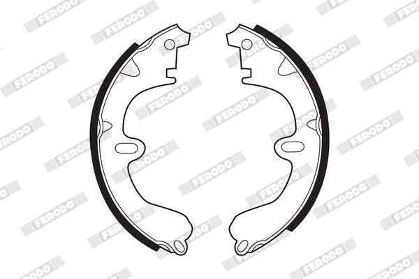 FERODO FSB208 Brake Shoe Set