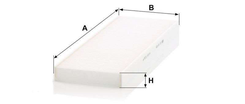 Filter, salongiõhk, MANN-FILTER CU 45 004