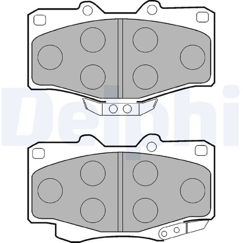 Delphi LP854 Brake Pad Set, disc brake