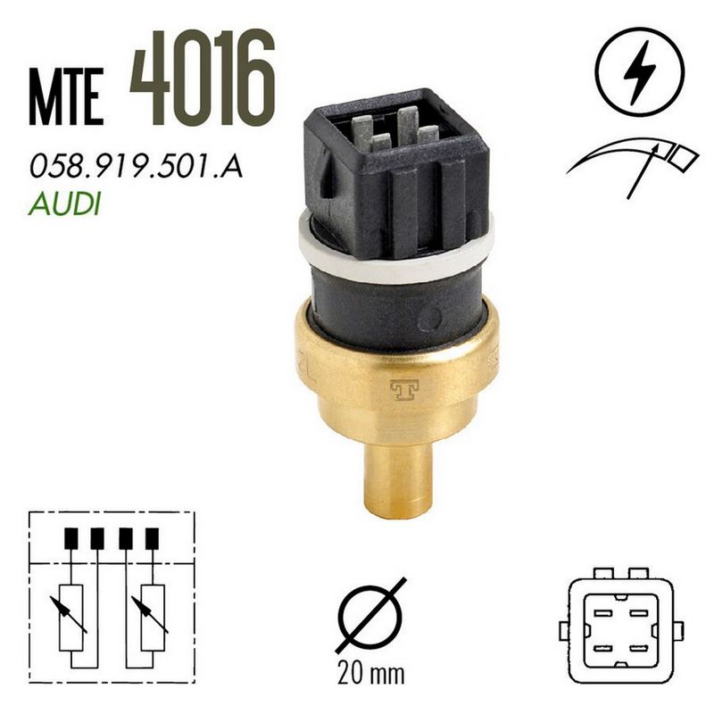 MTE-Thomson 4016 Sender Unit, Coolant Temperature