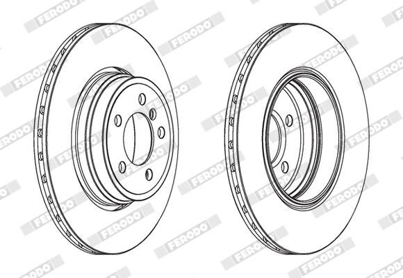 FERODO DDF1936C-1 Brake Disc