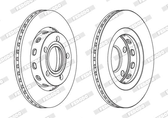 FERODO DDF1896C Brake Disc
