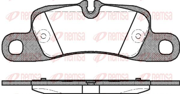 KAWE 137900 - Brake Pad Set, disc brake