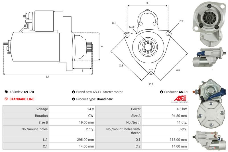 AS-PL S9170 Starter