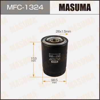 Фильтр масляный Mitsubishi Pajero (00-) D 3.2 (MFC-1324) MASUMA