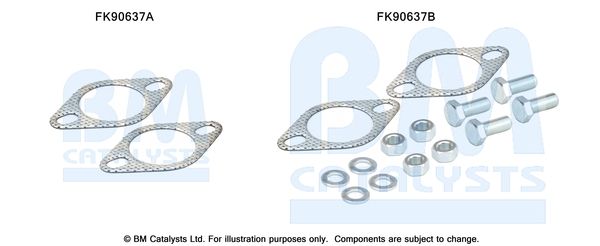 BM CATALYSTS szerelőkészlet, katalizátor FK90637