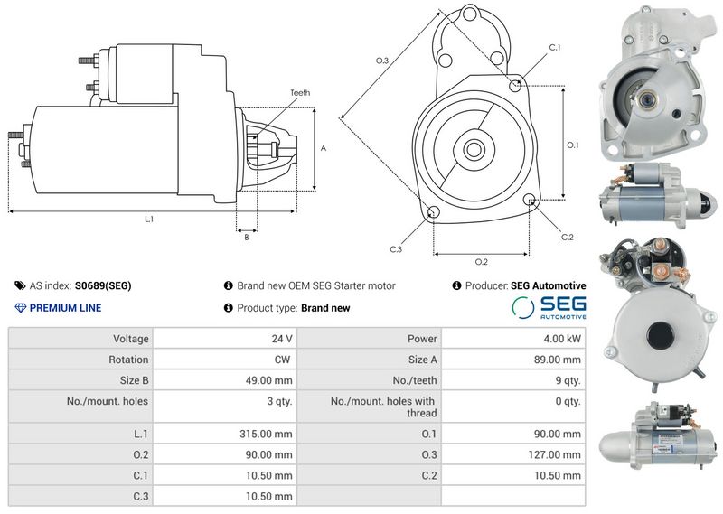 AS-PL S0689(SEG) Starter