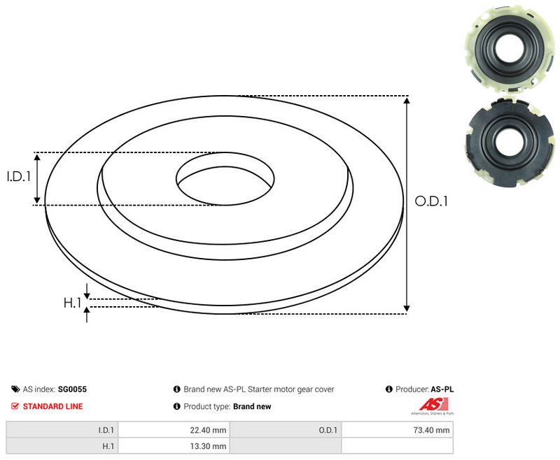 AS-PL SG0055 Repair Kit, starter