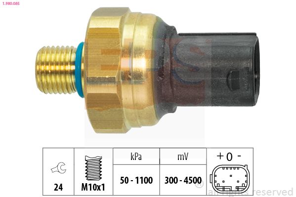 Sensor, presión combustible