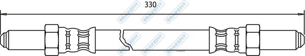 APEC Brake Hose BHO4007