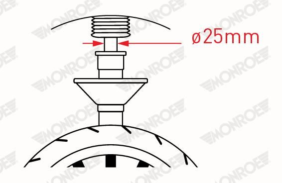 MONROE V4512 Shock Absorber
