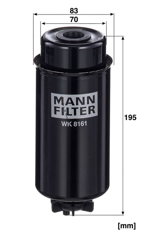 Brandstoffilter (geschroefd)
