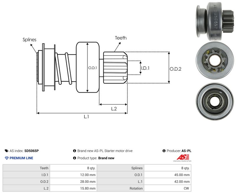 Vabajooks, starter, AS-PL SD5065P