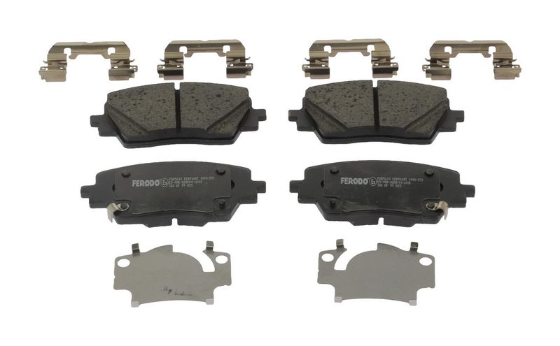 Bremsbelagsatz, Scheibenbremse