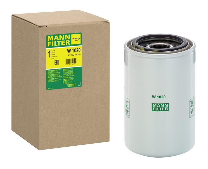 Filtru ulei W 1020 MANN-FILTER