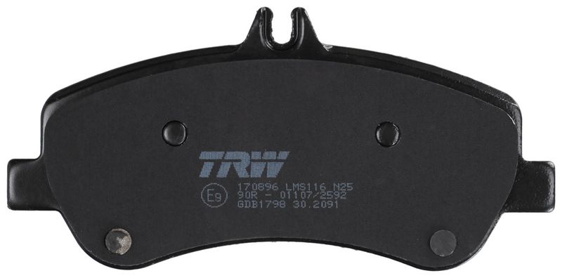 TRW GDB1798 Комплект гальмівних накладок, дискове гальмо