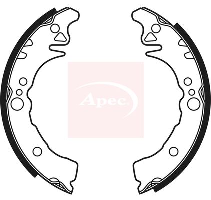 APEC Brake Shoe Set SHU687