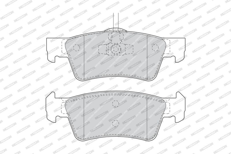 FERODO Plaquettes de frein à disque FDB1460