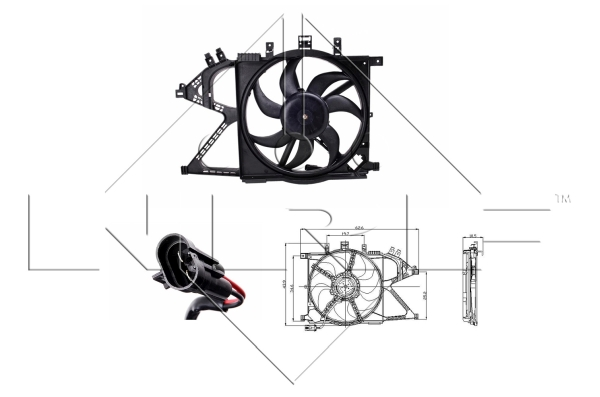 WILMINK GROUP ventilátor, motorhűtés WG1720116