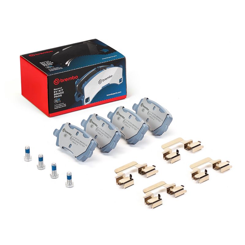 комплект спирачно феродо, дискови спирачки BREMBO