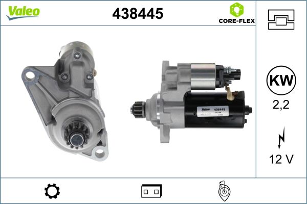 VALEO Startmotor / Starter 438445