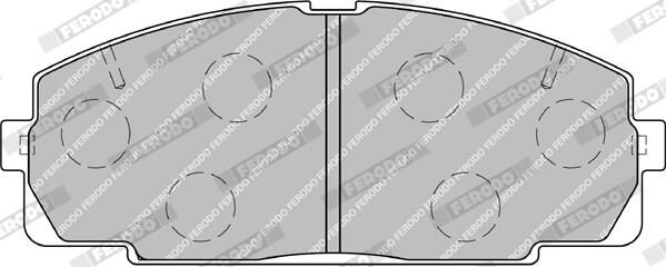 FERODO FVR1884 Brake Pad Set, disc brake